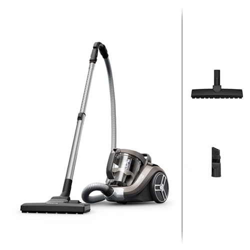 Rowenta Compact Power XXL RO4B30EA - Aspiradora sin Bolsa, Motor bajo Consumo 900 W, filtración ciclónica Avanzada 3 Niveles, depósito Extragrande 2,5 L, Compacto, Kit para parqué (Reacondicionado) Rowenta Compact Power XXL RO4B30EA - Aspiradora sin Bolsa, Motor bajo Consumo 900 W, filtración ciclónica Avanzada 3 Niveles, depósito Extragrande 2,5 L, Compacto, Kit para parqué (Reacondicionado)