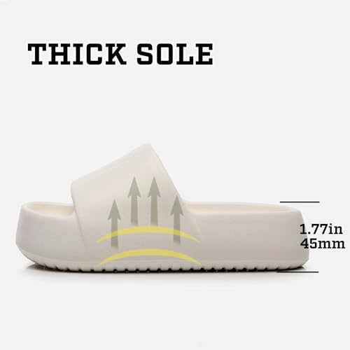 Cloud Slides for Women Men Thick Sole Pillow Slippers Non-Slip Shower Bath Platform Foam Sandals for Indoor Outdoor House2