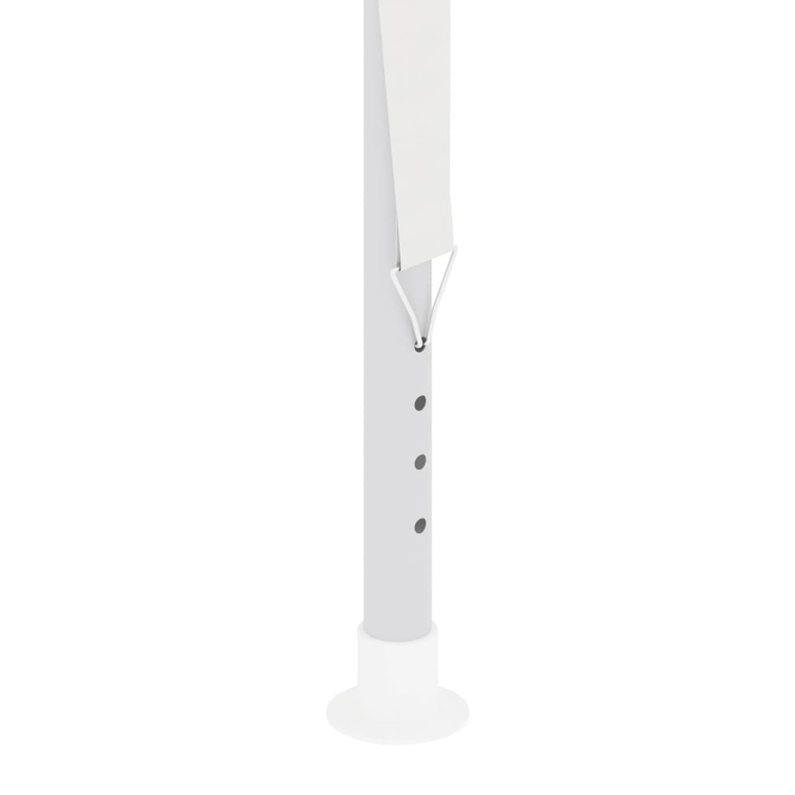 Homgoday Casa Mobilia Gazebo Professionale con Pareti 2,5x2,5 m Bianco 90 g/m², Gazebo da Giardino, Gazebo Ombrellone da Giardino Spiaggia Pesca Esterno Antivento per Arredo Giardino Terrazzo Ambienti