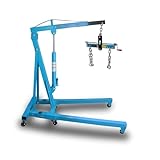 BITUXX Werkstattkran Hydraulischer Motorheber Motorkran Lastkran Hebekran Klappbar Motorhalter bis...