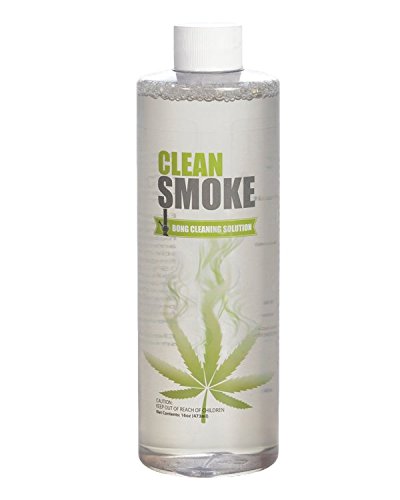 Clean Smoke, All Natural Pipe-Bong-Bubbler, Glass, Metal and Ceramic Cleaner-Resin and Tar Remover