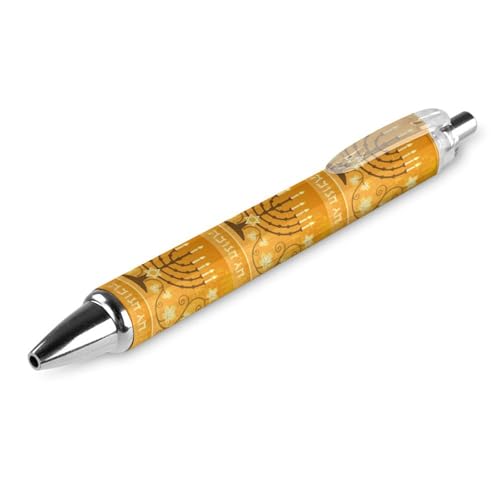 Stylo à bille rétractable à encre noire fluide pour prise de note - 6