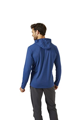 Rab Men's Force Hoody Lightweight Long-Sleeve Hooded Baselayer Shirt for Hiking, Climbing, & Trail Running3