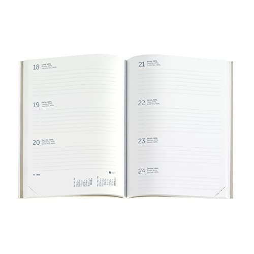 Miquelrius, Natura 2022 Year Diary, Horizontal Week to View, Plus Size 155 x 213 mm (Approx A5), Matte Hard Cover - Image 2