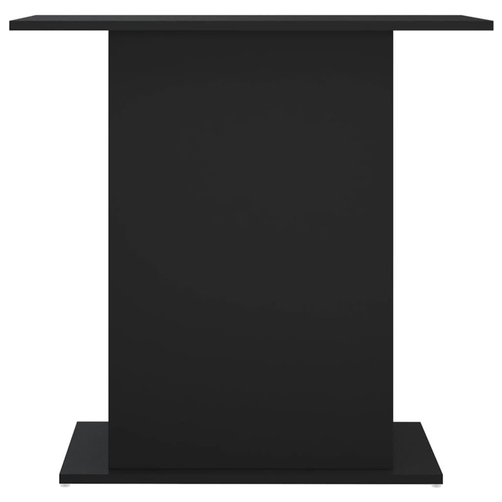 Support pour aquarium noir 75x36x72,5 cm bois d'ingénierie