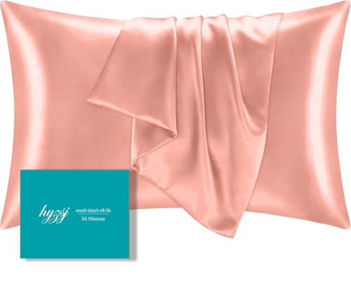 Mulberry Silk Pillowcase for Hair and Skin with Hidden Zipper,Soft Breathable Smooth Both Sided Natural Silk Pillowcase Beauty Sleep Silk Pillow Case Gifts for Women Men(20" X 30inch Queen,1Pcs) - image 1