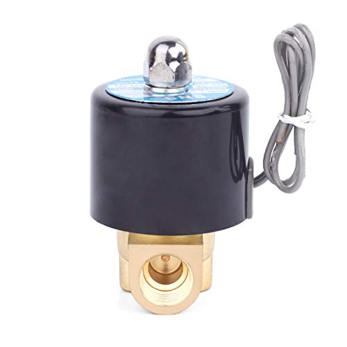 SNS Brass Electric Solenoid Valve DC24V 3/8"NPT Normally Closed Water, Air, Diesel 2W040-N10 - Image 4