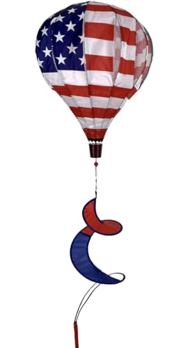 American Flag Deluxe Hot Air Balloon Patriotic Everyday Wind Twister Everyday 54 L Briarwood Lane