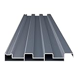 100-Pcs Metal Roof Panels,5.2in Wide Aluminum Alloy Waterproof Roofing Panel,Outdoor Insulated Corrugated Roofing Panels for Gazebo, Sheds, Stables, Garages and Mobile Homes（Hollow-3.9FT Length）