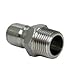 Stainless Steel Male Quick Disconnect MPT 1/2"