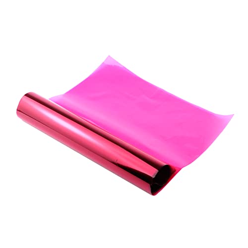 Curqia 20 envoltorios de celofán transparente de color rosa para cestas de regalo, manualidades, decoración, 9.84 x 13.78 pulgadas