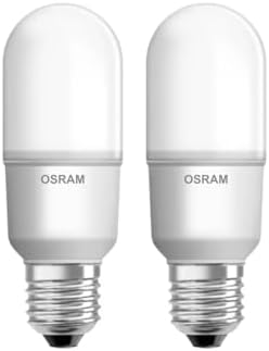 Osram Ledvance | 10 Watt | E27 | LED Stick Lamp | Screw-Thread Type Lamp/Bulb | Neutral White 4000K | Pack of 2