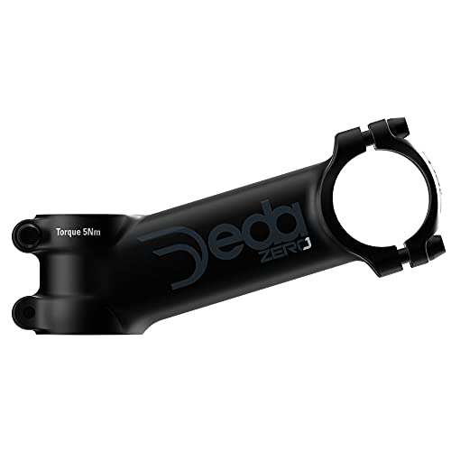 Potencia Deda Elementi 80 mm negra para manillar de bicicleta de carretera 3