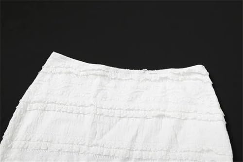 Women Y2k Skirts Women Mesh See Through Shaped Waist Hip-Wrapped Ruched Long Skirt3