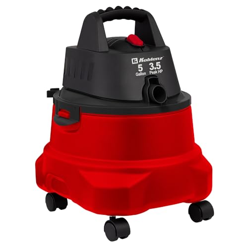 Opiniones y reviews de Aspiradoras en seco y húmedo los más solicitados. 49 Koblenz SM-5 Aspiradora Seco Mojado 3 en 1 con Sistema de Expulsión de Aire, Devoradora con Capacidad de 5 Galones, Motor de 3.5 HP Pico, Aspiradora para Hogar y Taller, Aspira...