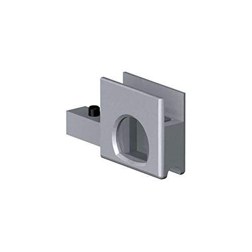 Gâche embout secura - Décor : Chromé mat - Largeur : 32,5 mm - Matériau : Zamac - VITRIS