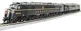Broadway Limited 2502 PRR Centipede #5829/#5817 Set, Brunswick Green, Buff Lettering, Single-Stripe Freight Scheme, Both Units Paragon3/DC/DCC, HO