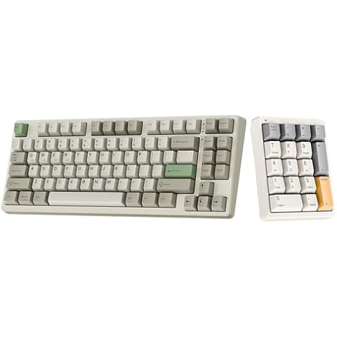 Kisnt KN85 Wireless Mechanical Keyboard& KN17 Number Pad Cover