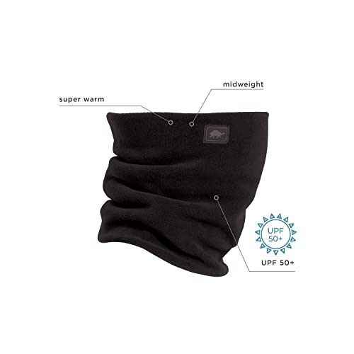 Turtle Fur - Double-Layer Neck Warmer, Chelonia 150 Fleece, Black #TOP2