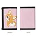 Glkyslehks Cute Corgi Girls Wallet for Kids 6-8 Fashion Small Trifold Wallet for Teen Girls Pink Lightweight Money Organizer Leather Coin Wallets Toddlers Essential