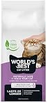 WORLD'S BEST cat litter LITTER for Several Lavender-Scented Cats, 32 lbs