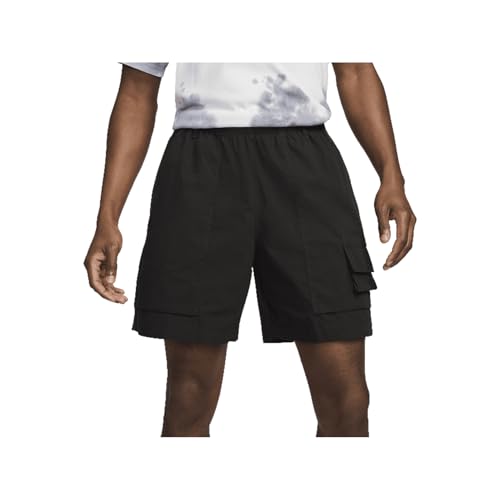 NIKE Pantalones cortos deportivos para hombre, color negro, talla M (deportes generales, ropa casual), Negro, Medium