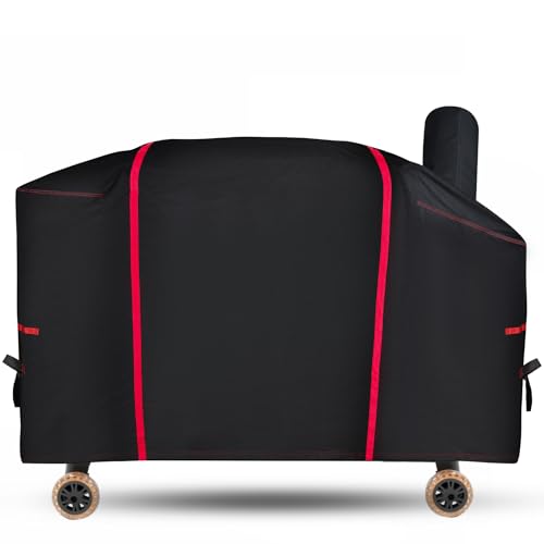 CLOAKMAN Premium Waterproof Grill Cover for Pit Boss 1100 Pro Series 1260 Triple-Function Combo Grill PB1100PSC2, PB1100PSC1 Sportsman Pellet/Gas Combo 1230 (Sealed-Seam)