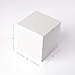 GEFTOL Small White Gift Box - 50 Pack, 4x4x4 inches, Fold & Assemble Paper Box for Bridesmaids, Proposals, Birthdays, Christmas (White)