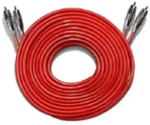 CABO RCA VERMELHO 5 METROS PARA USO AUTOMOTIVO KX3