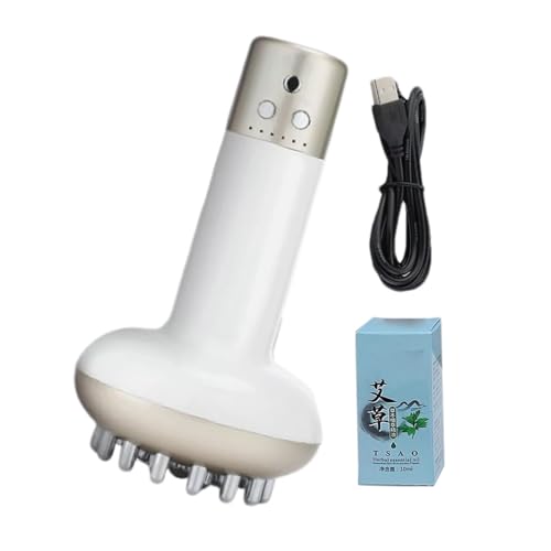 Dispositivo de raspado de calefacción – Calefacción eléctrica portátil, dispositivo sanitario | Raspador de terapia calentada para aliviar el dolor, masajeador de celulitis incluye