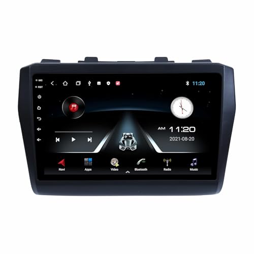 Image of Trony 9 inch Android 14 Car Stereo for Maruti Suzuki New Swift (2018 to Present) | 4GB+64GB | CarPlay & Android Auto | Full HD Touch | WiFi | GPS | Bluetooth | Frame | 1 Year Warranty