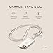 Satechi OntheGo USB-C Lanyard Cable, 60W Fast Charging, 480Mbps Data Transfer, Built-in Crossbody Strap, Adjustable 1.5m / 4.9ft Braided Cord, USB-C to USB-C Cable for iPhone, Android – Sand