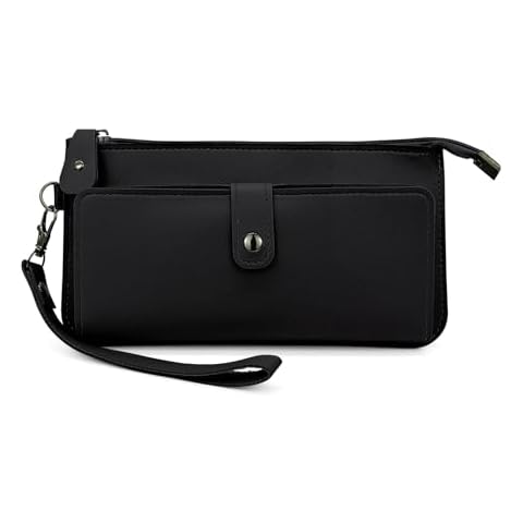 AfitLulu Leather Wristlet Clutch Purse Cover