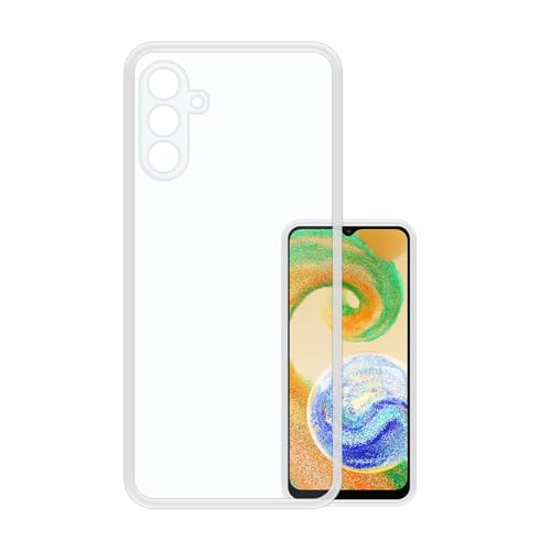 Image of COVERBLACK Rubber Silicone Back Cover for Samsung Galaxy A04s - Transparent