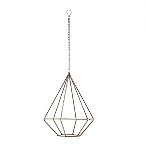 Ichiias Plant Stand Wall Mounted Plant Holder with Chain Hanging Flower Pot for Indoor Home Garden Decoration(Small)