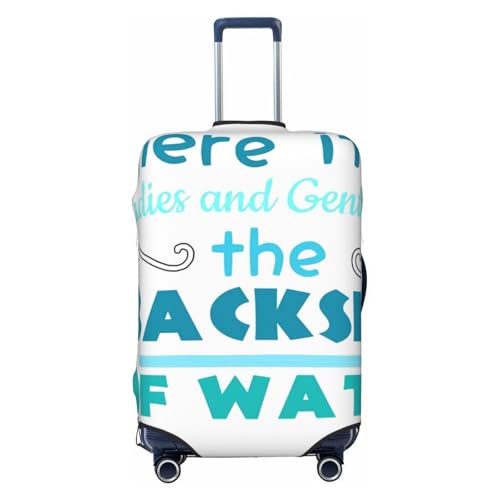 The Backside Of Water-Jungle Cruise Luggage Cover, Protective Washable Suitcase Cover - Travel High Elastic Fibers Suitcase Protector Fits Medium
