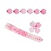CAOLATOR Fiori Washi Tape Sakura Petali Masking Tape 3D Rosa Nastro Adesivo Totale 80 Fogli, Nastro Decorativo per Scrapbooking Fai da Te Collage Cartolina Compleanno Decorazione