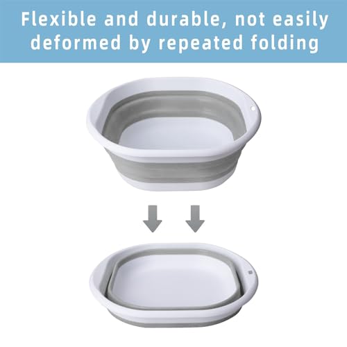 Lavapies plegable portátil para piscina miniatura 3