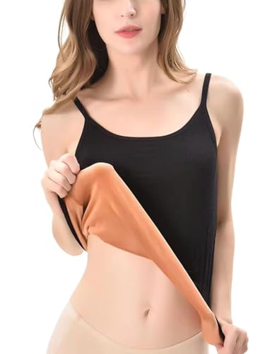 Image of Sizi Women Padded Camisole Workout Top| Tank Top with No Trace,Square Neck Seamless Vest,Elastic Removable Wide Shoulder Strap Camisole