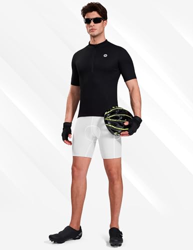 Image of Nepest Cycling Underwear for Men Bike Shorts 4D Padded Anti-Slip Leg Grips | Mountain Bike Liner with Padding, 4-Way Stretch, 2 Side Pockets, Moisture-Wicking, Breathable, Lightweight, Quick Dry, Biking