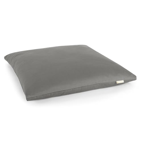 Lotuscrafts Esterilla de Meditación Zabuton Deluxe - Extra Gruesa - Cojín de Meditación para Meditación Relajada - Funda Lavable 100% Algodón - Certificado Gots