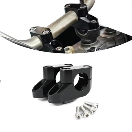 Elevadores de manillar para Suzuki V-Strom y GSX-S750 2017-2020 en color negro con retraso 2