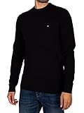 Tommy Hilfiger Herren Pima Org Ctn Cashmere Rundhalsausschnitt Pullover, Black, L