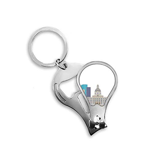 Coupe-ongles de pieds Canada paysage cartoon en acier inoxydable