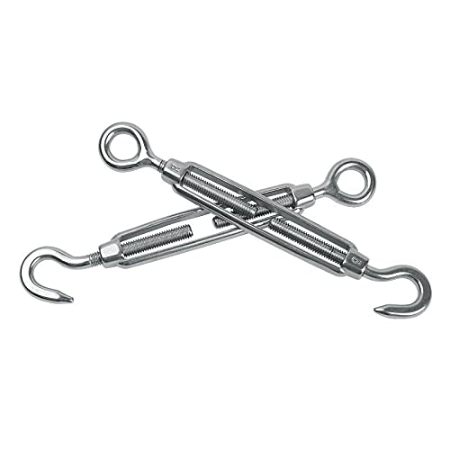 Anclajes tensores Ojo para cable de alambre de acero inoxidable 304 de DubMag, 1 pieza miniatura 6