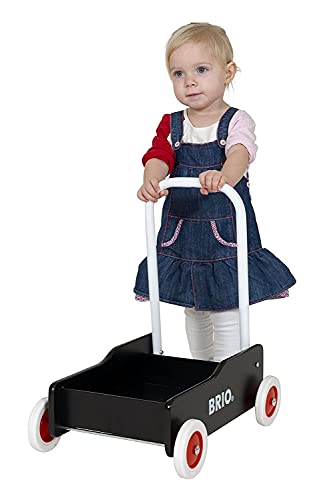 BRIO 31351 Lauflernwagen Schwarz - Klassiker für Kinder ab 9 Monaten - Verstellbarer Handgriff zum Anpassen an die Größe… - Afbeelding 6
