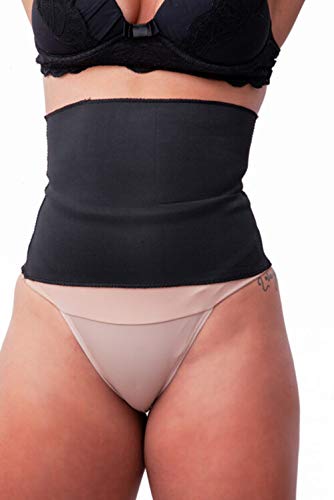 Cinta Abdominal Modeladora Queima Gordura Emagrecedora Hot Termica C12 Tamanho:M;Cor:Preto