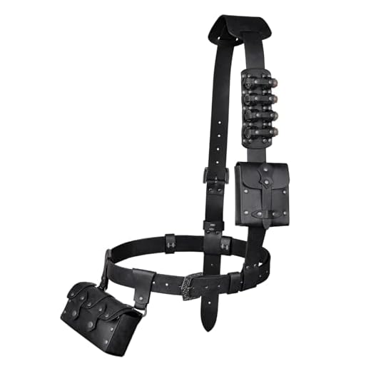 HiiFeuer Medieval Tactical Belt for Cosplay