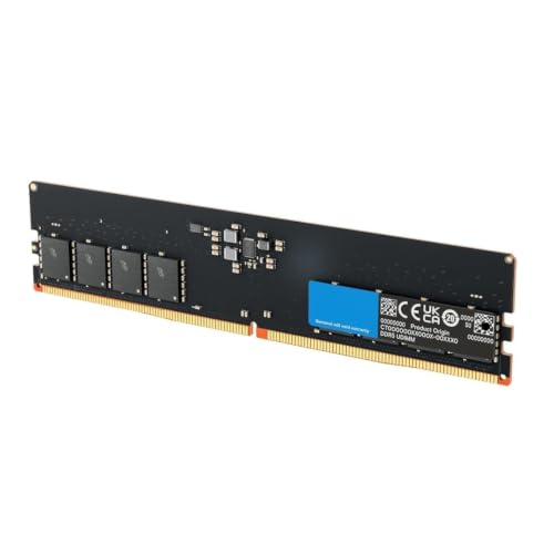 Image of 16GB DDR5 Desktop RAM | 5600MHz High-Speed Memory Module | PC5-38400 | 288-Pin DIMM | 1.1V | for Desktop Computers