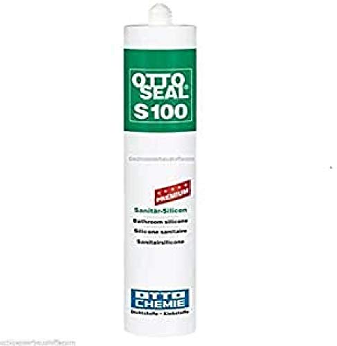 Ottoseal S100 Sanitary Silicone 300 ml Light Graphite miniatura 1